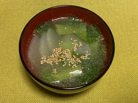 うちのスープ　チンゲンサイと大根の中華スープ